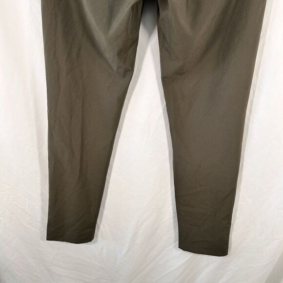 Normal Brand Pants Men's 32x32 Green Button Zip Pockets Nylon No Logo - Picture 9 of 9
